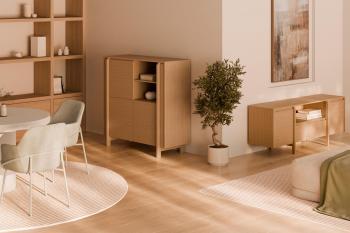 Mueble TV Pacific 2 puertas + cajones