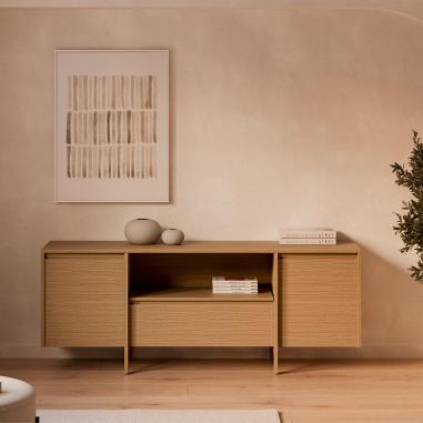 Mueble TV Pacific 2 puertas + cajones