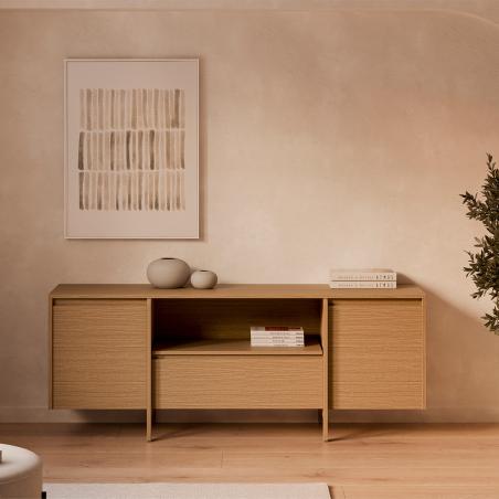 Mueble TV Pacific 2 puertas + cajones