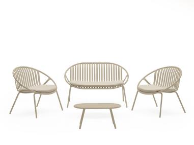 Set Ibiza Sofa+sillones+mesa Centro | Relax Muebles