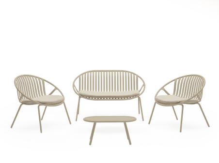 Set Ibiza Sofa+sillones+mesa Centro | Relax Muebles