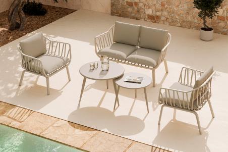 Set Mikonos Sofa+sillones+mesa Centro | Relax Muebles