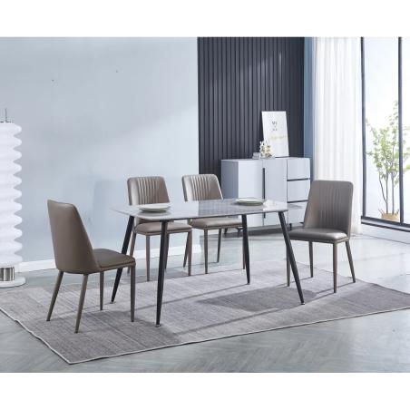 Mesa comedor porcelánico 140x80 Sanders en RelaxMuebles