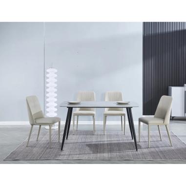 Mesa comedor porcelánico 140x80 Sanders en RelaxMuebles