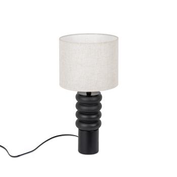 Lampara Sobremesa Gilena Negro | Relax Muebles