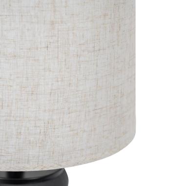 Lampara Sobremesa Gilena Negro | Relax Muebles