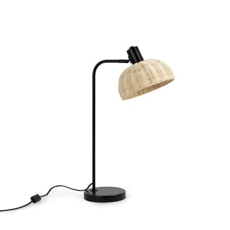 Lampara Sobremesa Lora Negro | Relax Muebles