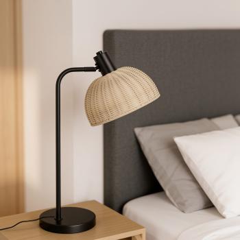 Lampara Sobremesa Lora Negro | Relax Muebles 2