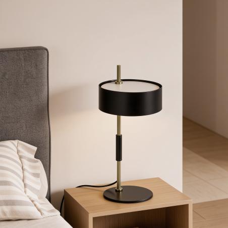 Lampara Sobremesa Mirabel Negro | Relax Muebles