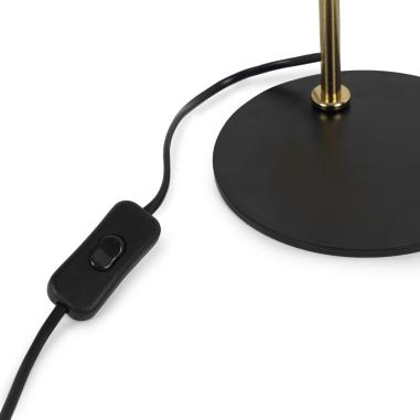 Lampara Sobremesa Mirabel Negro | Relax Muebles