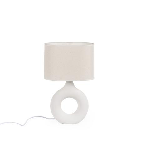 Lampara Sobremesa Zagra Beige | Relax Muebles