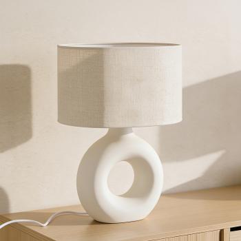Lampara Sobremesa Zagra Beige | Relax Muebles 2