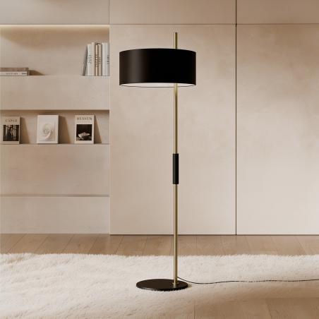 Lampara Suelo Cantoria Negro | Relax Muebles