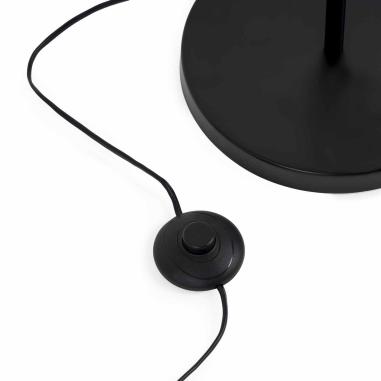Lampara Suelo Dalias Negro | Relax Muebles