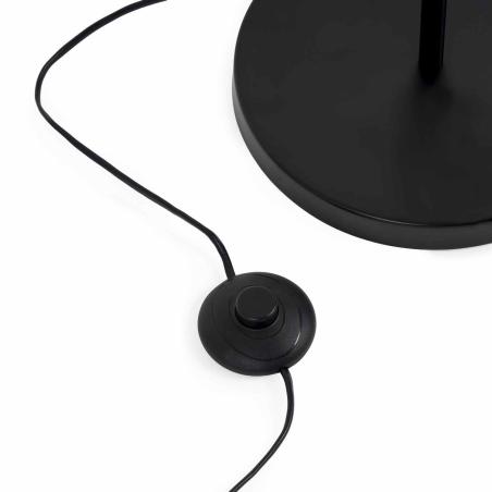 Lampara Suelo Dalias Negro | Relax Muebles
