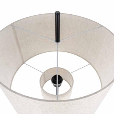 Lampara Suelo Dalias Negro | Relax Muebles