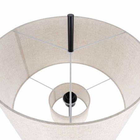 Lampara Suelo Dalias Negro | Relax Muebles