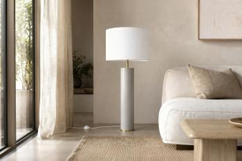 Lampara Suelo Siles Beige | Relax Muebles