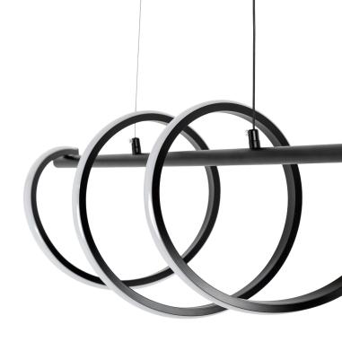 Lampara Techo Ruanes Negro | Relax Muebles