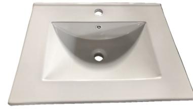 Conjunto baño completo Luque 60 cm blanco semibrillo