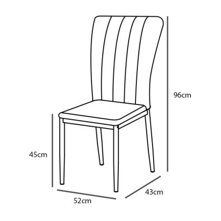 Juego 6 sillas Nolan | Relax Muebles