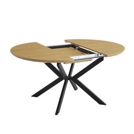 Conjunto mesa redonda extensible Winsor y sillones Devon