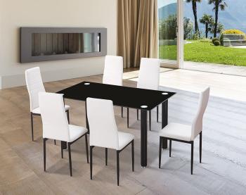 Conjunto mesa Emi y 6 sillas Emi | Relax Muebles