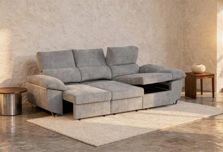 Chaiselongue cama Abad con arcón | Relax Muebles
