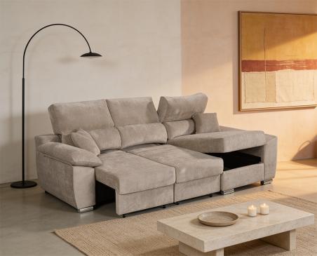 Chaiselongue cama Pedro con arcón | Relax Muebles
