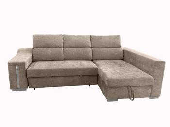 Chaiselongue cama Carla con arcón y 2 taburetes 2