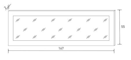 Marco espejo con luna Julieta | Relax Muebles