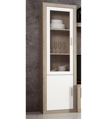 Vitrina una puerta 60 cm. modelo Lara
