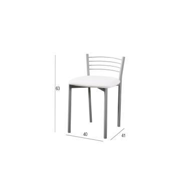 Juego 4 taburetes blancos para cocina al mejor precio en RelaxMuebles