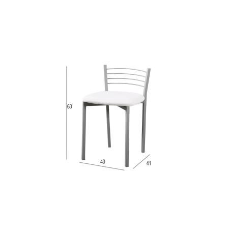 Juego 4 taburetes blancos para cocina al mejor precio en RelaxMuebles