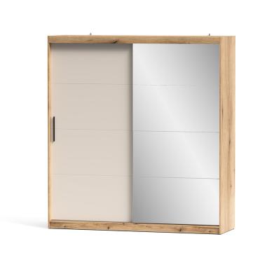 Armario 2 puertas correderas con espejo Inova 200 cm