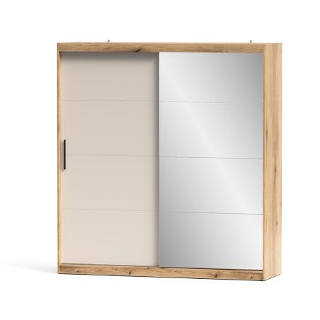 Armario 2 puertas correderas con espejo Inova 200 cm