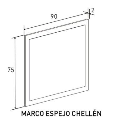 Marco espejo Chellén | Relax Muebles