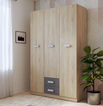 Armario 3 puertas 2 cajones Donald | Relax Muebles