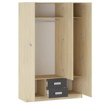 Armario 3 puertas 2 cajones Donald | Relax Muebles