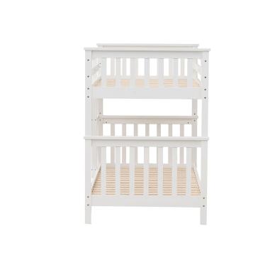 Litera madera camila blanca | Relax Muebles