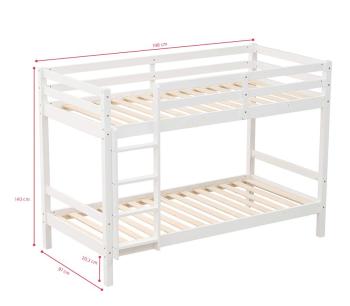Litera madera olivia blanca | Relax Muebles 2