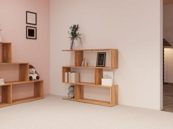 Estantería asimétrica baja Elba | Relax Muebles