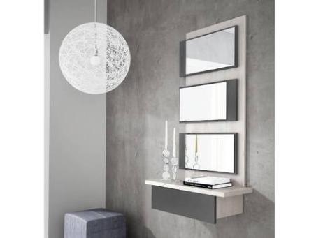 Entradita Bari ártico/grafito | Relax Muebles