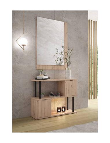 Entradita Barra roble Amazonia rayado | Relax Muebles