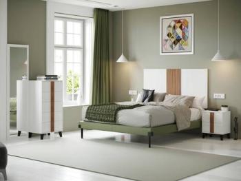 Cabecero Ibiza 160 x 80 alistonado nieve | Relax Muebles