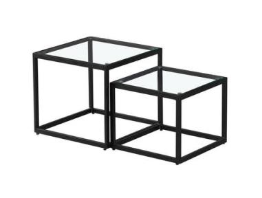 Set de mesas nido Cristal | Relax Muebles