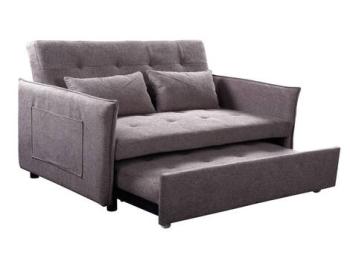 Sofá cama Curvo marrón jaspeado | Relax Muebles 2