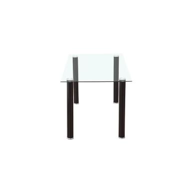 Mesa Cocina Yuri fija 100x70 cm. negro entrega urgente