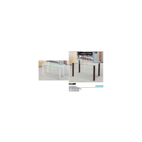 Mesa Cocina Yuri fija 100x70 cm. negro entrega urgente