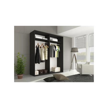 Armario corredera Rambla ceniza negro en RelaxMuebles